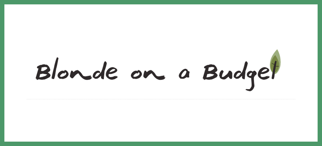 Blonde on a Budget Blog